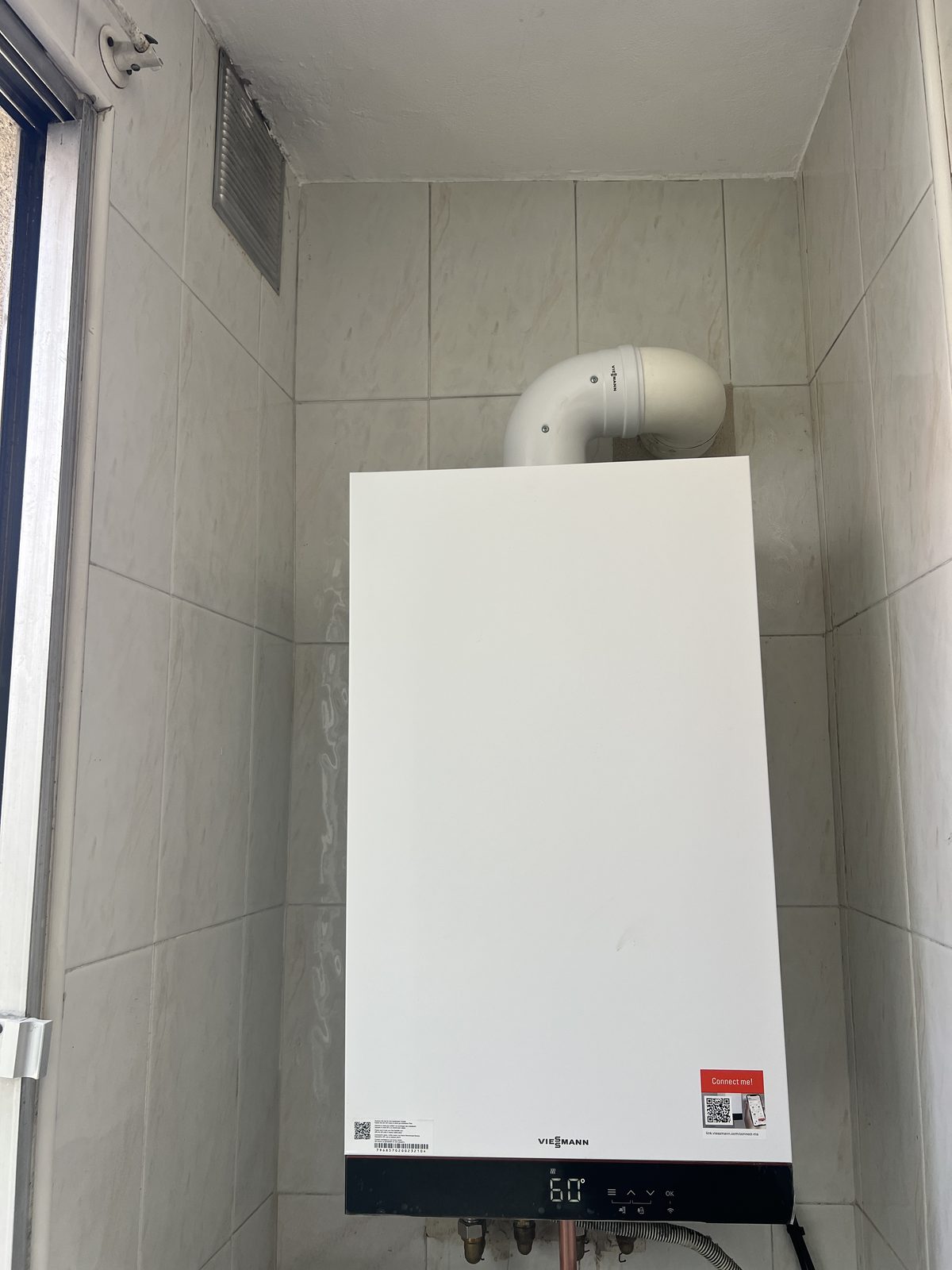 Caldera de condensación Viessmann instalada